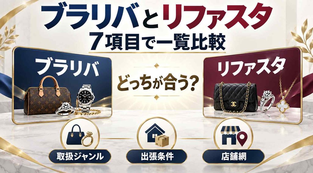 ブラリバとリファスタの違いを一覧で比較！ どっちが合うか先に結論