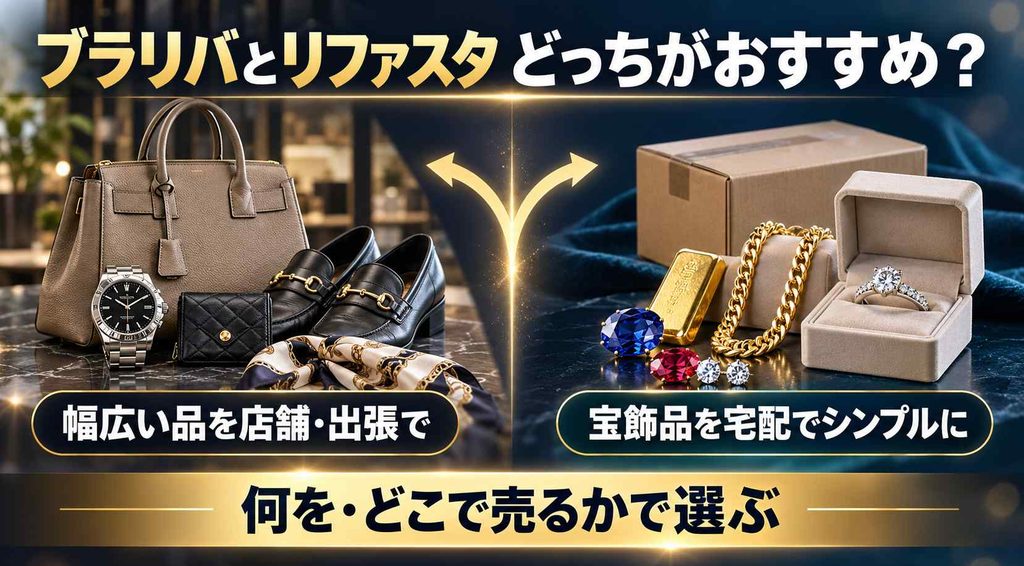 結論：ブラリバとリファスタはどんな人にどっちがおすすめ？