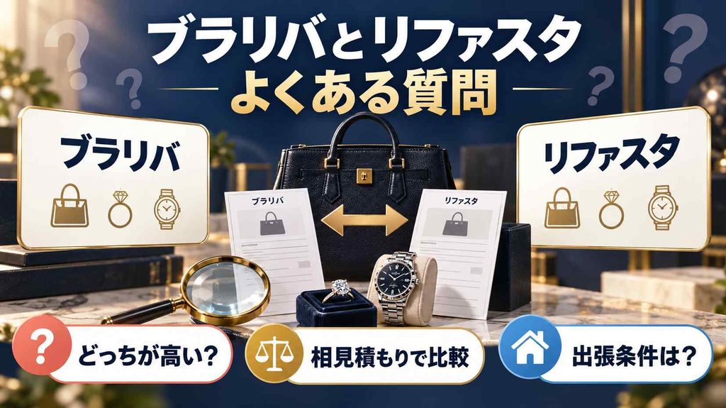 ブラリバとリファスタの比較でよくある質問