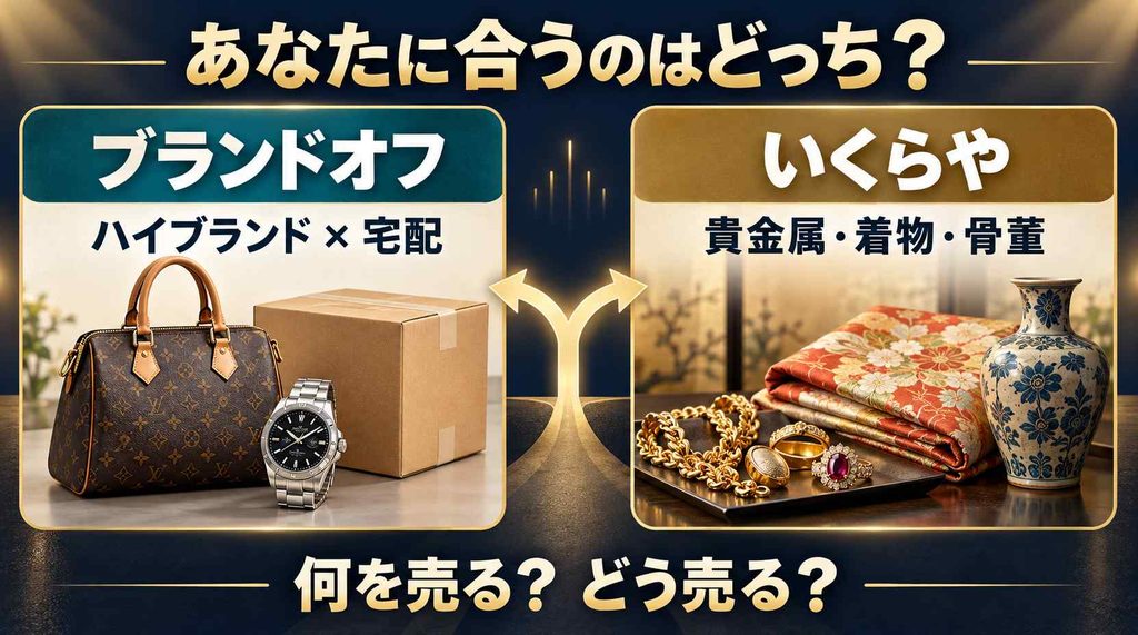 結論：いくらやとブランドオフはどんな人にどっちがおすすめ？