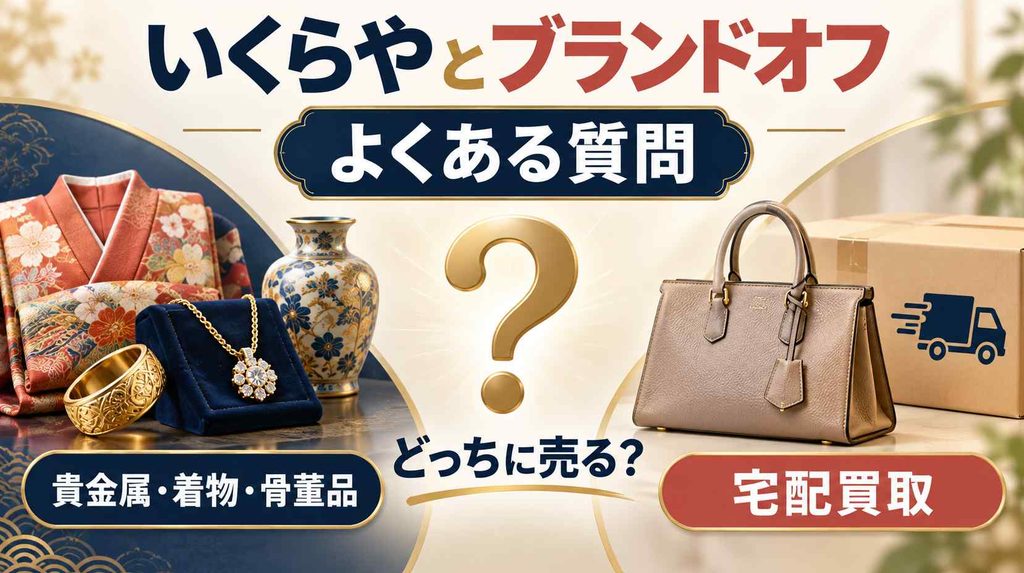 いくらやとブランドオフの比較でよくある質問