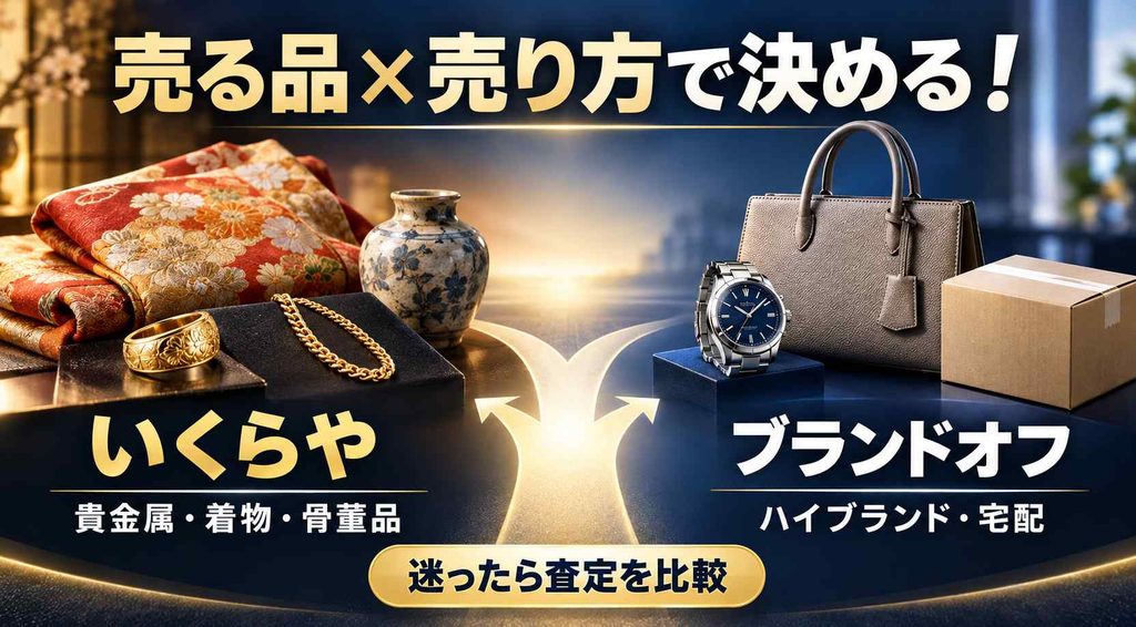 まとめ：いくらやとブランドオフの違いで売り先を選ぼう