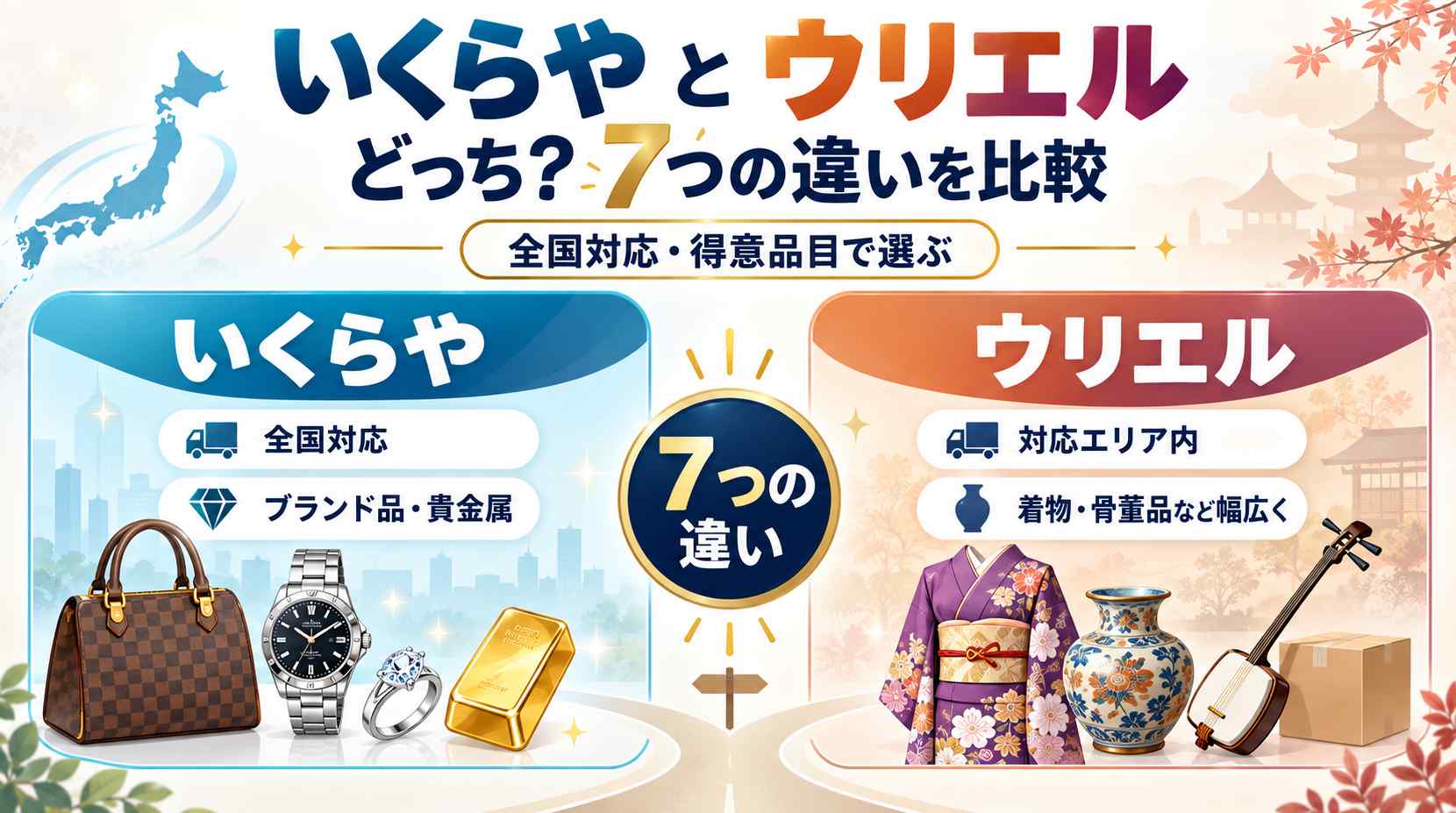 いくらやとウリエルはどっち? 全国対応・品目など7つの違いを比較