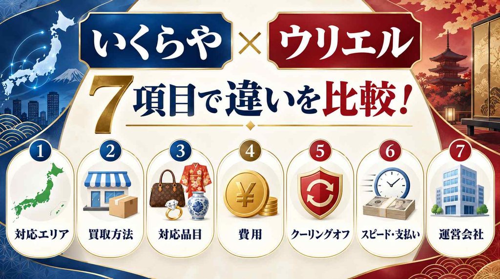 いくらやとウリエルを7項目で比較!違いを並べて解説