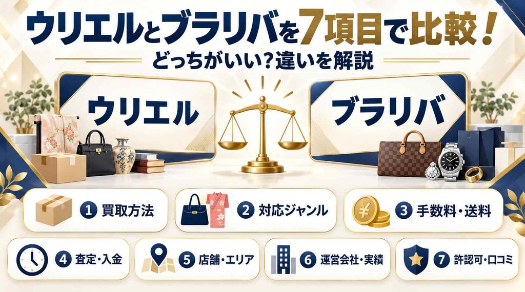 ウリエルとブラリバを7項目で比較! どっちがいいか違いを解説