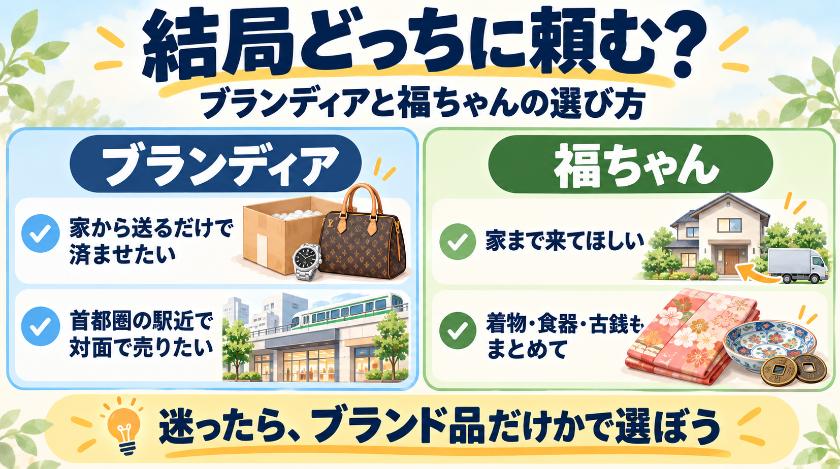 結局どっちに頼む?ブランディアと福ちゃんの違いを比較した答え