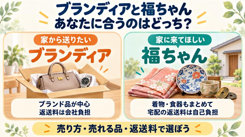 まとめ:違いを比較して、ブランディアと福ちゃんのどっちが合うか決めよう