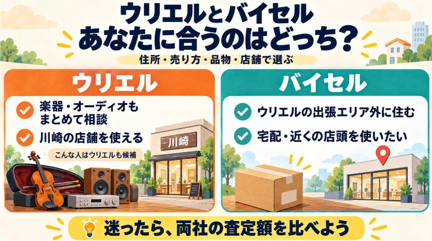 ウリエルが合う人と、バイセルが合う人